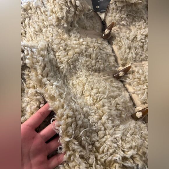 ANTHROPOLOGIE•Zip & Toggle Faux Fur Jacket - Picture 8 of 8